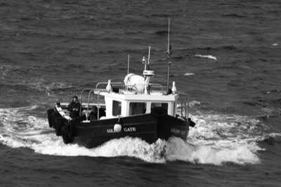  Entering Seahouses Harbour - F Chapman 